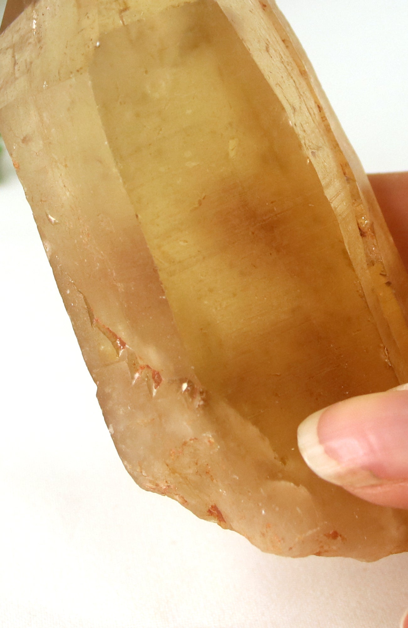 Citrine (Natural) Cathedral Point AAA